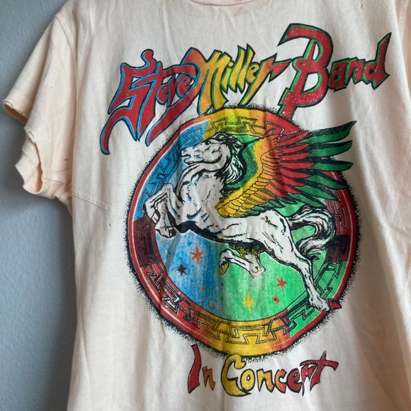 Steven Miller Band in Concert Unisex Sun Bleach Tee - Picture 2 of 9